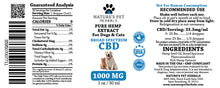 Load image into Gallery viewer, Pure hemp extract for pets - broad spectrum CBD