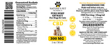 Load image into Gallery viewer, Pure hemp extract for pets - broad spectrum CBD