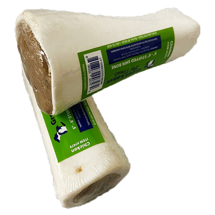 Flavored Chicken Filled Shin Bone for dogs