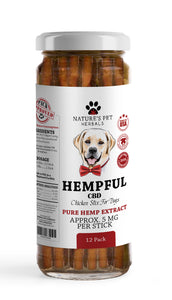 Hempful Chicken Stix CBD treat for dogs
