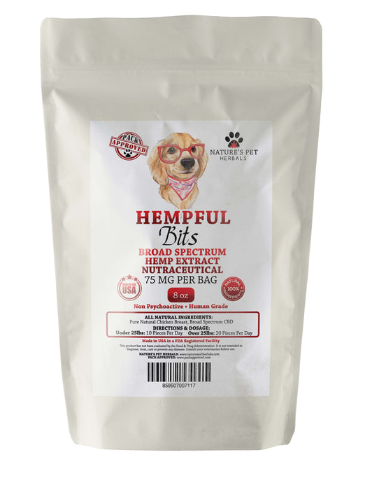 Hempful bits broad spectrum hemp extract treats for dogs